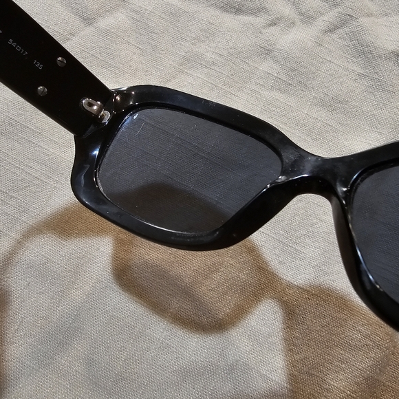 Chanel Authentic Black Silver Embellished    Sunglasses Made in Italy - Picture 9 of 13
